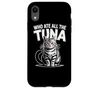 Who Ate All The Tonno Angry Cat Funny Custodia per iPhone XR