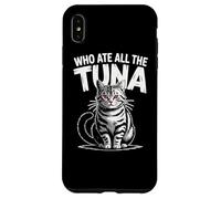 Who Ate All The Tonno Angry Cat Funny Custodia per iPhone XS Max