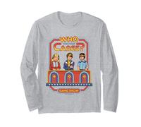 Who Cares Game Show Sarcastic Vintage Funny Adult Humor Maglia a Manica