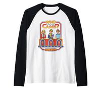 Who Cares Game Show Sarcastic Vintage Funny Adult Humor Maglia con Maniche Raglan