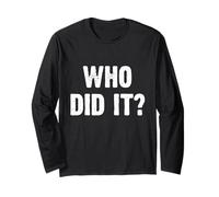 Who Did It? Funny Maglia a Manica