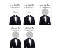 Who Has The Groom Game Scratch Off Cards 30 Pcs Wedding Groom Shower Scratch Off Game Cards Biglietti Bridal Shower Party Favors Card 30 Pcs Off Games for Wedding Party Games
