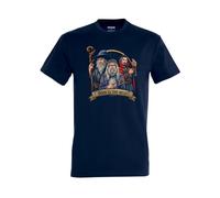 Who is The Best - Maglietta da uomo a maniche corte, modello: 367A, Navy, L