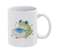 Who Let The Frogs Out Tazze In Ceramica Tazza Da Caffè Con Manico Tazze Da Caffè 330Ml Per Latte Succo Cappuccino