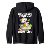 Who Needs hygienne When You Have Me Felpa con Cappuccio