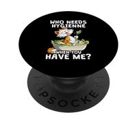 Who needs hygienne when you have me PopSockets PopGrip Adesivo