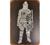 Who Protect Us From You Public Enemy - 2020 poster The Terrordome Retro Metal Tin Vintage Sign 30,5 x 20,3 cm Decorazione da parete