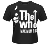 Who The Maximum R And B Men's T Shirt Short Sleeve Round Neck Clothing Black S