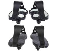 Whoasyst 1 coppia 9/16 1/2 Pedali Cyclette Con Strisce Stazionari Recumbent Pedali Per Indoor Exercycle