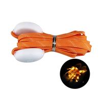 Whoasyst 1 paio di lacci a LED per scarpe da ginnastica si illuminano per la notte in esecuzione del partito Halloween Cosplay Hip-hop danza per bambini per adulti e guanti