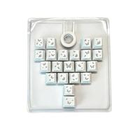 Whoasyst 21 copritasti a forma di cuore con motivo a farfalla e altezza originale per migliorare il comfort e la durata negli accessori per tastiera di digitazione
