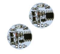Whoasyst 2pcs Microonde Sensori/LED Interruttore di Controllo della Luce Modulo Sensori di Movimento Interruttori di Luce Consiglio Microonde Corpo Rileva Scheda Motion Detection Module