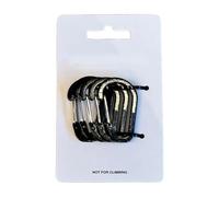 Whoasyst 5Pcs Alluminio D Forma Moschettone Clip Compatto Primavera Outdoor Gear Alluminio Per Portachiavi E Accessori Paracord Accessori Clip