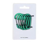 Whoasyst 5Pcs Alluminio D Forma Moschettone Clip Compatto Primavera Outdoor Gear Alluminio Per Portachiavi E Accessori Paracord Accessori Clip