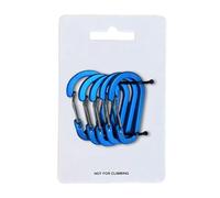 Whoasyst 5Pcs Alluminio D Forma Moschettone Clip Compatto Primavera Outdoor Gear Alluminio Per Portachiavi E Accessori Paracord Accessori Clip