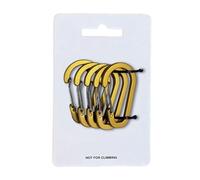 Whoasyst 5Pcs Alluminio D Forma Moschettone Clip Compatto Primavera Outdoor Gear Alluminio Per Portachiavi E Accessori Paracord Accessori Clip