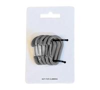 Whoasyst 5Pcs Alluminio D Forma Moschettone Clip Compatto Primavera Outdoor Gear Alluminio Per Portachiavi E Accessori Paracord Accessori Clip