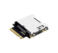 Whoasyst Adattatore da A a NVME PCIE4.0 Convertitori ad alta velocità per il trasferimento dati senza soluzione di continuità Costruzione metallica a adattatore NVME