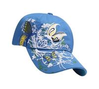 Whoasyst Cappello da sole regolabile con paillettes in cotone traspirante berretto da baseball per le donne all'aperto escursionismo yoga accessori moda paillettes ricamo cappello