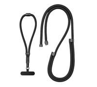 Whoasyst Cordino per telefono generale con testa in metallo staccabile lunghezza regolabile cinturino da polso mobile per smartphone cinturino di attività all'aperto di sicurezza