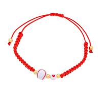 Whoasyst Eleganti braccialetti sportivi con cinturino in tessuto regolabile da calcio, perline da tennis, unisex, gioielli da polso regolabili per uomini e donne, Misura unica, come descritto