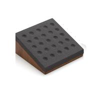 Whoasyst Espositore in legno con grani naturali Puntelli professionali per mostre per negozi di gioielli e collezioni domestiche Espositore minimalista con pietre preziose, Misura unica, come