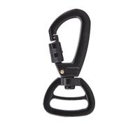 Whoasyst Forte tensione aragoste fibbia all'aperto girevole gancio moschettone in lega di zinco portachiavi a molla aragoste chiusura facile a U Girelle all'aperto Moschettone