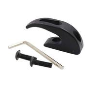 Whoasyst Gancio anteriore per scooter elettrico, pratico gancio per appendere la borsa anteriore con vite e gancio di stoccaggio