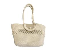 Whoasyst Grande Capacità Casual Tote Bag Semplice Tessuto Borse Shopping Moda Pendolari Per Le Donne Signore Ragazze Tote Bag Grande Capacità Borsa, bianco, One Size