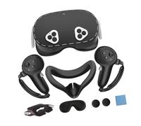 Whoasyst Il pacchetto di realtà virtuale premium include coperture per viso e maniglia per una copertura sicura dell'obiettivo di gioco di sicurezza impugnature controller di precisione