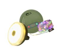 Whoasyst Impermeabile Ricaricabile Luci di Campeggio Atmosfere Esterne Luce Portatile Rollable Lampada LED String String Ricaricabile