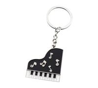 Whoasyst Portachiavi con ciondolo alla moda della serie musicale progettato per gli appassionati di musica che cercano un accessorio unico e pratico portachiavi da collezione, Piano, Taglia unica