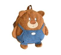 Whoasyst Ragazze Peluche Crossbody Bag Lovely Bear Zaino Bambino Cartoon Spalla Animale Giapponese Shopping per l'inverno Donne Orso Zaino Cartoon Spalla Ragazze Bella Animale Peluche Crossbody