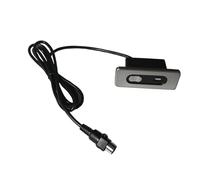 Whoasyst Regolatore elettrico reclinabile Interruttore manuale a pulsante di controllo manuale con porta di ricarica USB Manuale facile da usare con porta di ricarica USB