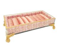 Whoasyst Scaffale di stoccaggio acrilico leggero della vetrina dei monili per gli anelli e le collane esposizione versatile dei gioielli per le collezioni