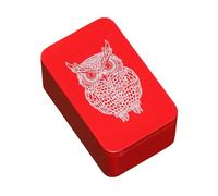 Whoasyst Scatola di immagazzinaggio rettangolare Piccoli organizzatori Contenitore di monete Gioielli Carte da gioco Tarocchi Può Porta Carte Trasportare Carte Deck Gioco Deck Organizzatori Storage