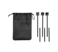 Whoasyst Staffa In Lega di Alluminio Barbecue Treppiede Stand Outdoor Piastra Grill Staccabile Verticale Campfire Grata Hanger Per Campeggio Per Campeggio