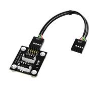 Whoasyst Tipo E a USB 2.0 Adattatore per scheda madre intestazione a 9 pin maschio con cavo a rondella a doppia presa USB 3.1 adattatore per pannello frontale con presa per pannello frontale