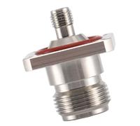 Whoasyst Tipo il pannello delle flange del foro della femmina 4 al supporto diritto N del telaio del connettore della lega per saldatura coassiali dell'adattatore a Sma