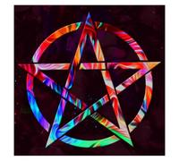 Whoasyst Tovaglia quadrata Tarocchi Altari Panno Gioco Pad Astrologica Oracoli Pad Copritavolo Tovaglietta Divinazioni Tovaglia Tarocchi Tovaglia