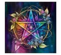 Whoasyst Tovaglia quadrata Tarocchi Altari Panno Gioco Pad Astrologica Oracoli Pad Copritavolo Tovaglietta Divinazioni Tovaglia Tarocchi Tovaglia