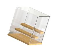 Whoasyst Trasparente Acrilici Scatola di Immagazzinaggio per Modelli di Giocattolo Mensola Rimovibile Organizzatore di Gioielli Robusto Collezionismo Vetrina Trasparente