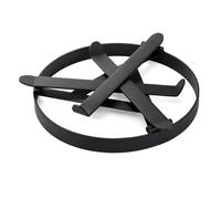 Whoasyst Treppiede da cucina per esterni, montaggio rapido, strumenti di rifiuto necessari per Firepit Adventures Treppiede pieghevole resistente