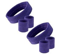 Whoasyst Tutore da polso Wrap Colorful Running Fascia Brace Elastici Cinghia Traspirante Braccialetti Set Polso E Testa Sweatband Set