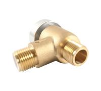 Whoasyst Valvole di ritegno efficienti in ottone per interruttori sottovuoto 571-VAC-CHK-a adatte per sistemi idrici di perdite camper rimorchi valvole di ritegno in ottone