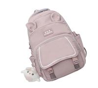 Whoasyst Zaino estetico del fumetto per lo studente zaino di nylon di grande capacità per la scuola e i viaggi borse del libro zaino zaino della scuola, A