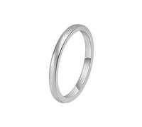 Whoiy Anelli Amicizia Donna 2Mm, Fedine Argento Fidanzamento con Incisione Semplice Anello Pianura Matrimonio Tungsteno Misura 20