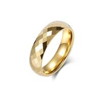 Whoiy Anelli da sposa in tungsteno con incisione, anelli per partner, argento/nero/oro rosa/oro, lucidati, senza pietra, 2 mm/4 mm/6 mm/8 mm, per coppie di gioielli alla moda, misura 52-67, 62 (19.7