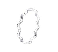 Whoiy Anello da donna in vero argento 925, anello di fidanzamento, anello di matrimonio, semplice, senza pietra, per donne, Nessuna pietra preziosa
