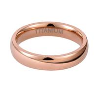 Whoiy Anello da uomo in titanio 4 mm, anello da uomo semplice, colore argento/nero/oro/blu/oro rosa, con incisione a cupola, gioielli alla moda, misura 48-69, 60 (19.1), Titanio, Non pietra preziosa